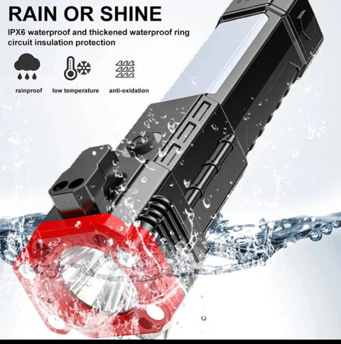 Multifunction 8in1 Portable Led Flashlight 🔦