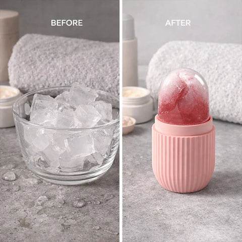 Silicone Ice Cube Roller Massager