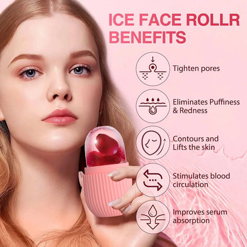 Silicone Ice Cube Roller Massager