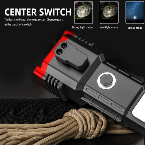 Multifunction 8in1 Portable Led Flashlight 🔦