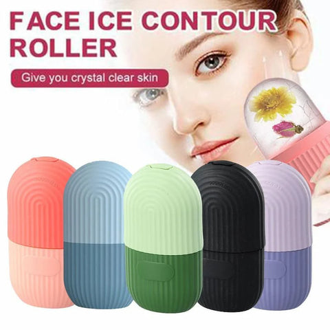 Silicone Ice Cube Roller Massager